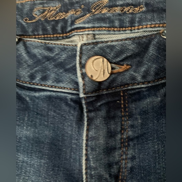 MAVI womens boyfriend cut off skinny ankle jeans size stretch dark wash 30x26 - Picture 5 of 15